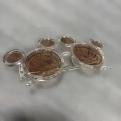 クリアフレーム ブラウンレンズ サングラス　ディズニー