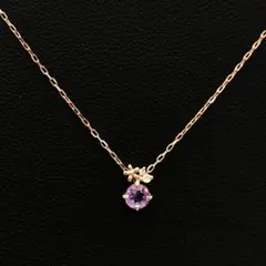 R【美品】4°C K10 ネックレス アクセサリー　⑥