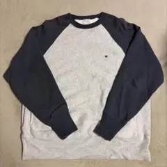 beams別注Champion リバースウィーブ スウェット ラグラン