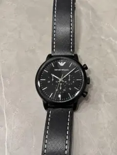 G374新品EMPORIO ARMANI AR1509クロノグラフ メンズ腕時計 - メルカリ