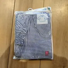 【新品】UNIQLO エアリズム110cm 青チェック長袖カットソー【未開封】