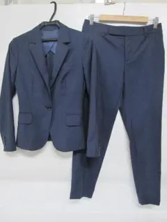 THE SUIT COMPANY パンツスーツ ネイビー ストライプ 36 38