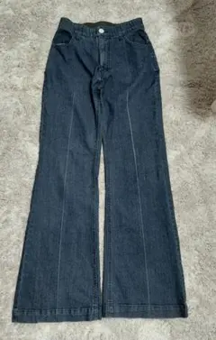 本日のみお値下け ビッキー センタープレス フレアーデニム 0