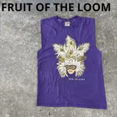 FRUIT OF THE LOOM マルディグラ ラメプリント ノースリーブのサムネイル