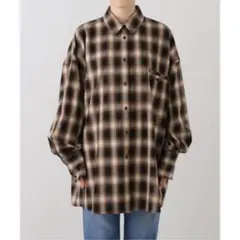【PROVOKE/プロヴォーク】 OMBRE CHECK SH BIG：シャツ