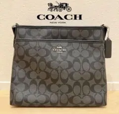 COACH ショルダーバッグ シグネチャー ブラック コーチ　レディースバッグ