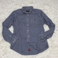 BLACK LABEL クレストブリッジ ワイドカラーシャツMサイズ