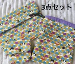 猫柄　御朱印帳ケース 3点set 母子手帳 お薬手帳 通帳入れ 富士山　ねこ