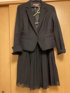 【希少】レベッカテイラー　黒のジャケットとスカートセット