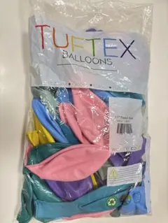 タフテックス 17インチ パステルアソート ゴム風船 50枚セット 新品未開封