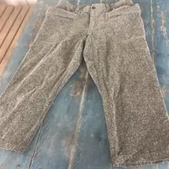 GO HEMP ツイード7分パンツ　34