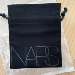 NARS 巾着 ポーチ ブラック　キャンパス生地