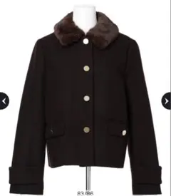 ⭐︎最終お値下げ⭐︎アプワイザーリッシェ ステンカラー ショートコート ブラウン 茶