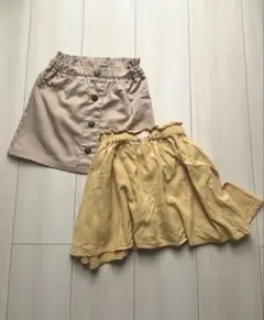 キッズ スカート 2枚セットのサムネイル