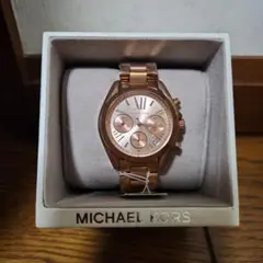 MICHAEL KORS ローズゴールド クロノグラフ腕時計