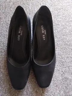 ✦就活用黒パンプス②✦使用感あり✦合皮✦