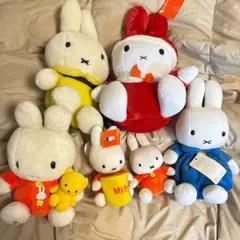 ミッフィー　ブルーナ　ぬいぐるみ　まとめ売り　7個セット