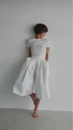 Nala ナラ　ドレスパンツ　ホワイト 美品　完売品 2025年最新】nalaドレスパンツの人気アイテム - メルカリ