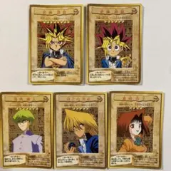 バンダイ版遊戯王カード 武藤遊戯×2、城之内克也、野坂ミホ - メルカリ