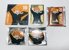 ハイキュー 日向 まねきねこ 缶バッジ コースター