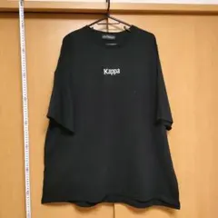 Kappa カッパ センターロゴ 刺繍 Tシャツ フリーサイズ ブラックのサムネイル
