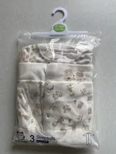 ベビー服　ロンパース　6-12ヶ月　3枚入り　未開封