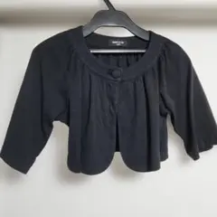 COMME CA ISM ブラックカーディガン 130サイズ