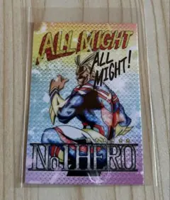 僕のヒーローアカデミア 複製サイン入りオールマイトカード