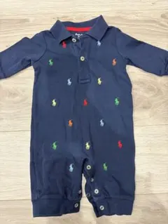 Ralph Lauren ネイビー ロンパース 3M