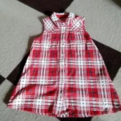 COMME CA DU MODE☆チェック☆ワンピース☆90☆