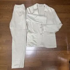 【最終80%引】Lacoste ベージュ スーツセットアップ（春秋）