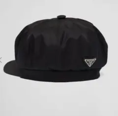 PRADA ナイロンキャスケット Mサイズ 大人気☆PRADA プラダ Re-Nylon キャスケット メンズ メタルロゴ