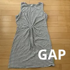 GAP M ノースリーブストライプワンピース