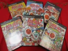 【AA3191/6】プレイステーション2 太鼓の達人シリーズ ソフト6本セット