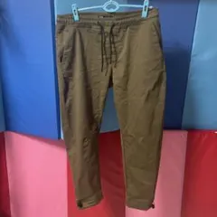 ZARA MEN カーキ　テーパドパンツ　XL