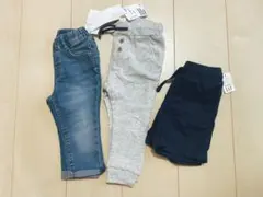 新品未使用品　80cm 男の子　パンツ　ボトムス baby Gap H&M