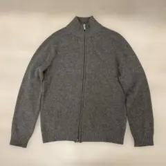 イタリア製 zanieri ザニエリ ダブルジップ ウールカシミヤニットセーター