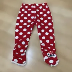 I Love Mama 水玉模様 ベビー レギンス 95