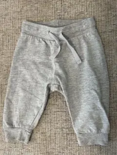 H&M グレー オーガニックコットン パンツ