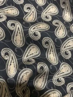 ビンテージ　ガラシャツ　ペイズリー　ユニセックス　グランジ　シルク　フェード