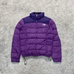 M*9様 ノースフェイス レディース Mサイズ ダウンジャケット 紫 700フィ