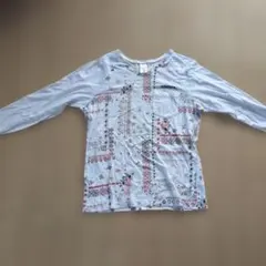 adidas プリント柄 長袖Tシャツ Mサイズ