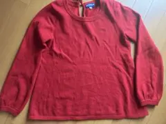 Burberry BLUELABEL 赤 ニット セーター ラメ入り