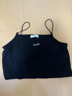 WEGO パット付きキャミ　ブラック F