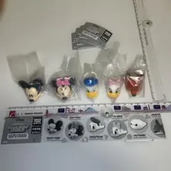 ガチャのディズニー キャラクターファッションリングコレクションの5種セット