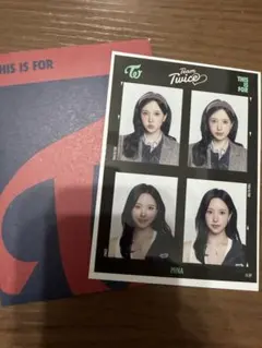 TWICE THIS IS FOR 証明写真　ステッカー　ミナ