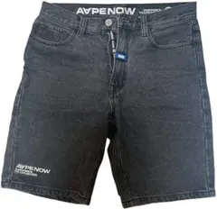 AAPE NOW ブラック ショートパンツのサムネイル