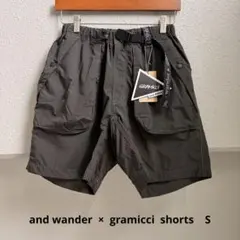 and wander × GRAMICCI ナイロン ハーフパンツ S