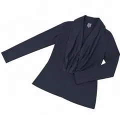 Calvan Klein カシュクール プルオーバー 長袖 薄手ブラック M