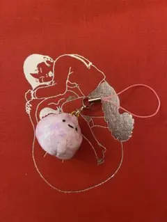 小石ちゃんストラップ（パープリンちゃん）